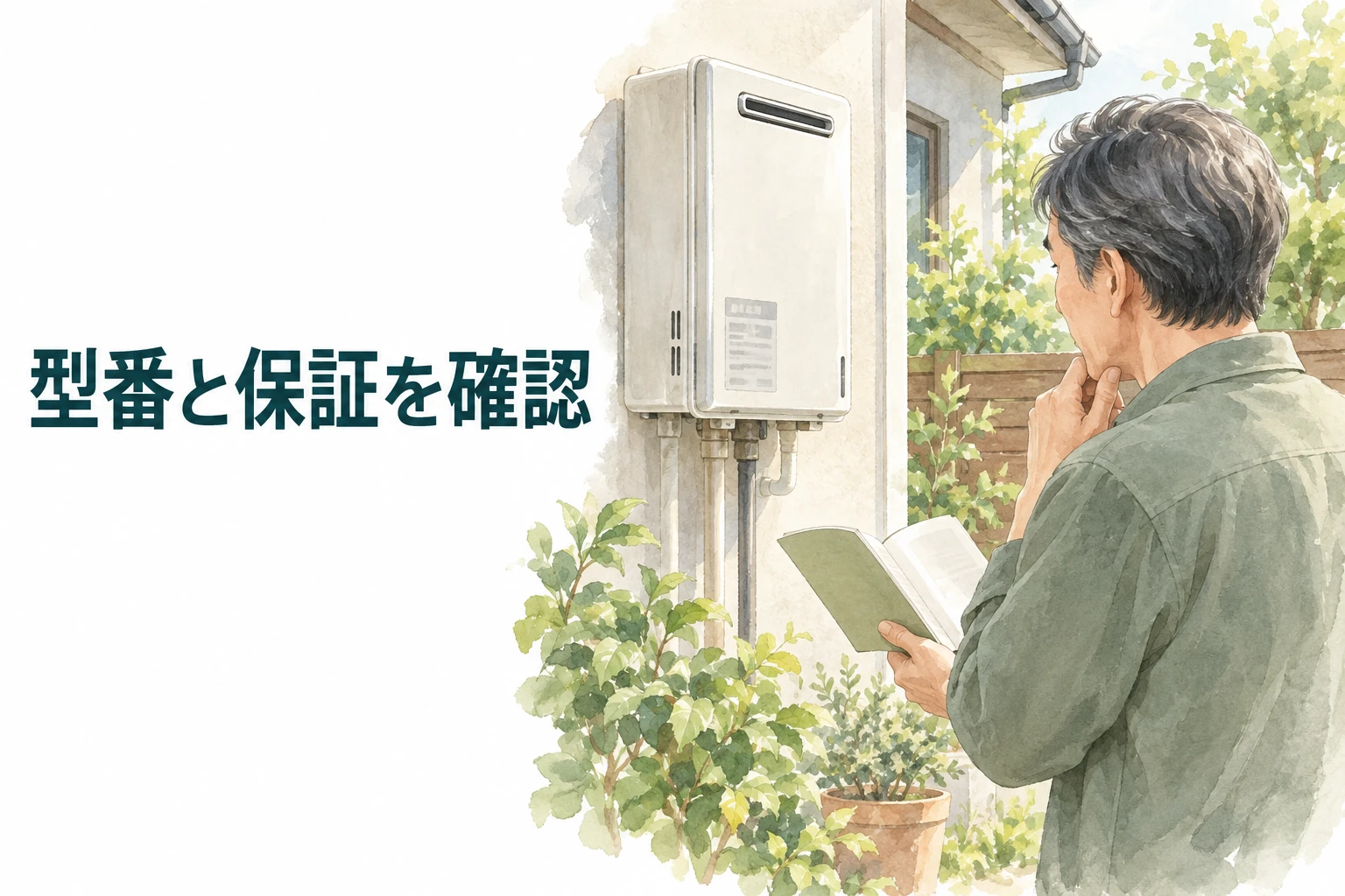 給湯器 交換：型番と保証を確認